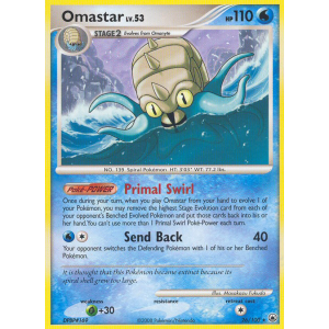 Omastar 26/100 Pokemon TCG Diamond & Pearl Majestic Dawn