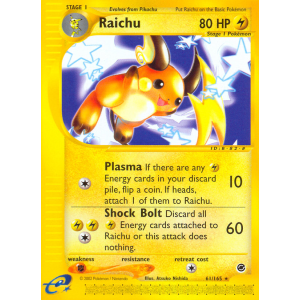 Raichu 61/165 Pokemon TCG E-Card Expedition Base Set