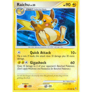 Raichu 77/147 Pokemon TCG Platinum Supreme Victors