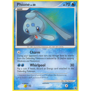 Phione 27/100 Pokemon TCG Diamond & Pearl Majestic Dawn