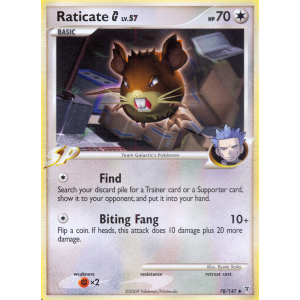 Raticate G 78/147 Pokemon TCG Platinum Supreme Victors