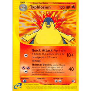 Typhlosion 64/165 Pokemon TCG E-Card Expedition Base Set