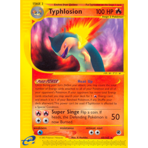 Typhlosion 65/165 Pokemon TCG E-Card Expedition Base Set