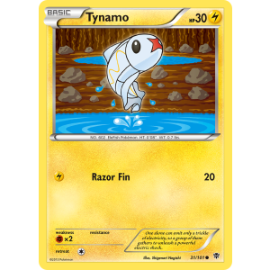 Tynamo 31/101 Pokemon TCG Black & White Plasma Blast