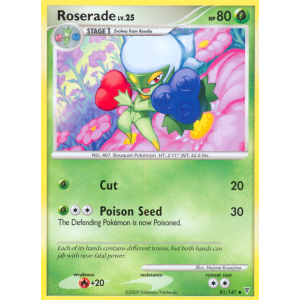 Roserade 81/147 Pokemon TCG Platinum Supreme Victors