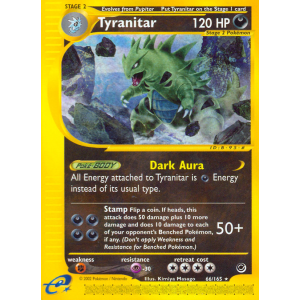 Tyranitar 66/165 Pokemon TCG E-Card Expedition Base Set