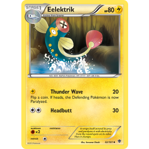 Eelektrik 32/101 Pokemon TCG Black & White Plasma Blast