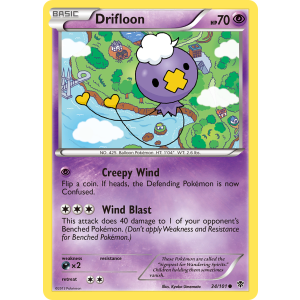 Drifloon 34/101 Pokemon TCG Black & White Plasma Blast