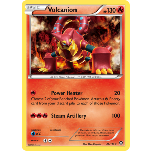 Volcanion 25/114 Pokemon TCG XY Steam Siege