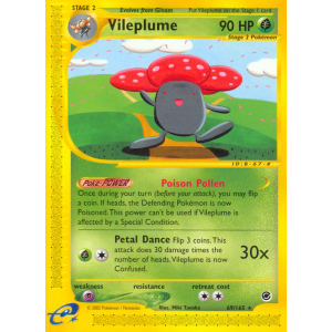 Vileplume 69/165 Pokemon TCG E-Card Expedition Base Set