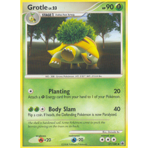 Grotle 37/100 Pokemon TCG Diamond & Pearl Majestic Dawn