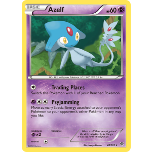 Azelf 38/101 Pokemon TCG Black & White Plasma Blast