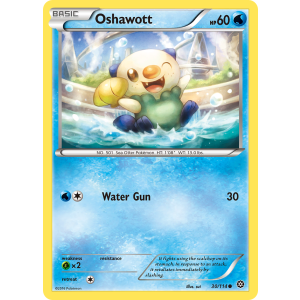 Oshawott 30/114 Pokemon TCG XY Steam Siege