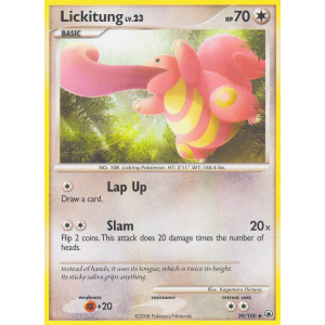 Lickitung 39/100 Pokemon TCG Diamond & Pearl Majestic Dawn