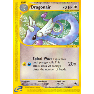 Dragonair 75/165 Pokemon TCG E-Card Expedition Base Set