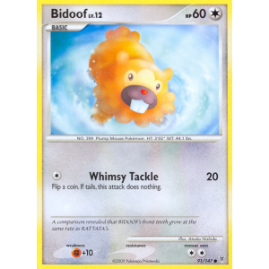 Bidoof 91/147 Pokemon TCG Platinum Supreme Victors