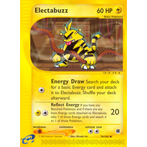 Electabuzz 76/165 Pokemon TCG E-Card Expedition Base Set