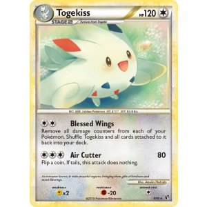 Rare Holo Togekiss 9/90 Pokemon TCG HeartGold & SoulSilver HSUndaunted