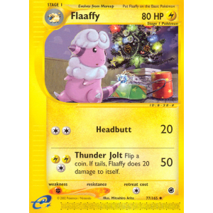 Flaaffy 77/165 Pokemon TCG E-Card Expedition Base Set