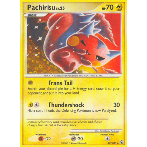 Pachirisu 43/100 Pokemon TCG Diamond & Pearl Majestic Dawn