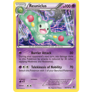 Reuniclus 44/101 Pokemon TCG Black & White Plasma Blast