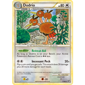 Dodrio 11/90 Pokemon TCG HeartGold & SoulSilver HSUndaunted