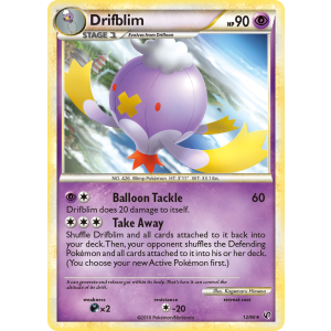 Drifblim 12/90 Pokemon TCG HeartGold & SoulSilver HSUndaunted