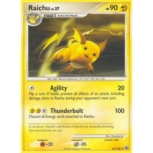 Raichu 45/100 Pokemon TCG Diamond & Pearl Majestic Dawn