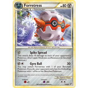 Forretress 13/90 Pokemon TCG HeartGold & SoulSilver HSUndaunted