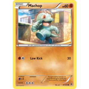 Machop 47/101 Pokemon TCG Black & White Plasma Blast