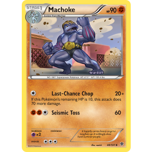 Machoke 48/101 Pokemon TCG Black & White Plasma Blast