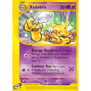 Kadabra 84/165 Pokemon TCG E-Card Expedition Base Set