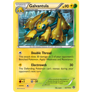 Galvantula 42/114 Pokemon TCG XY Steam Siege