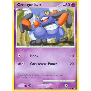 Croagunk 101/147 Pokemon TCG Platinum Supreme Victors