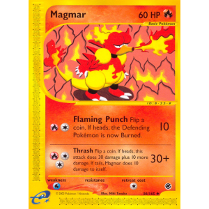 Magmar 86/165 Pokemon TCG E-Card Expedition Base Set