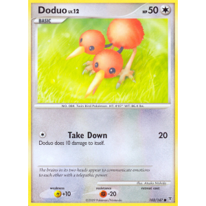 Doduo 102/147 Pokemon TCG Platinum Supreme Victors