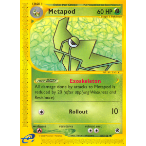 Metapod 87/165 Pokemon TCG E-Card Expedition Base Set