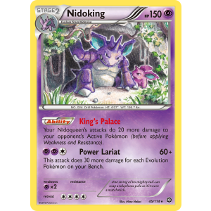 Nidoking 45/114 Pokemon TCG XY Steam Siege