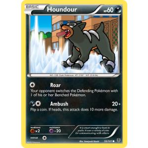 Houndour 55/101 Pokemon TCG Black & White Plasma Blast