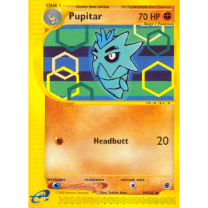 Pupitar 90/165 Pokemon TCG E-Card Expedition Base Set