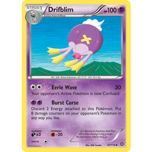 Drifblim 47/114 Pokemon TCG XY Steam Siege