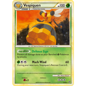 Vespiquen 23/90 Pokemon TCG HeartGold & SoulSilver HSUndaunted