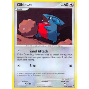 Gible 106/147 Pokemon TCG Platinum Supreme Victors