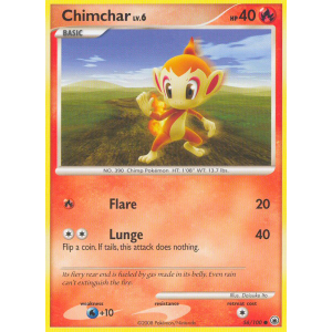 Chimchar 56/100 Pokemon TCG Diamond & Pearl Majestic Dawn