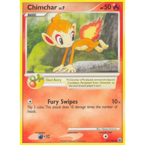 Chimchar 57/100 Pokemon TCG Diamond & Pearl Majestic Dawn