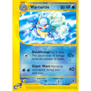 Wartortle 92/165 Pokemon TCG E-Card Expedition Base Set