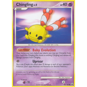 Chingling 58/100 Pokemon TCG Diamond & Pearl Majestic Dawn