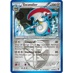 Escavalier 61/101 Pokemon TCG Black & White Plasma Blast