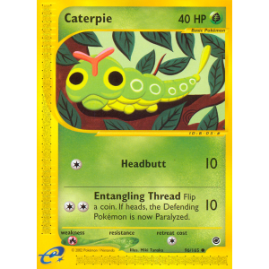 Caterpie 96/165 Pokemon TCG E-Card Expedition Base Set