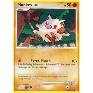 Mankey 112/147 Pokemon TCG Platinum Supreme Victors